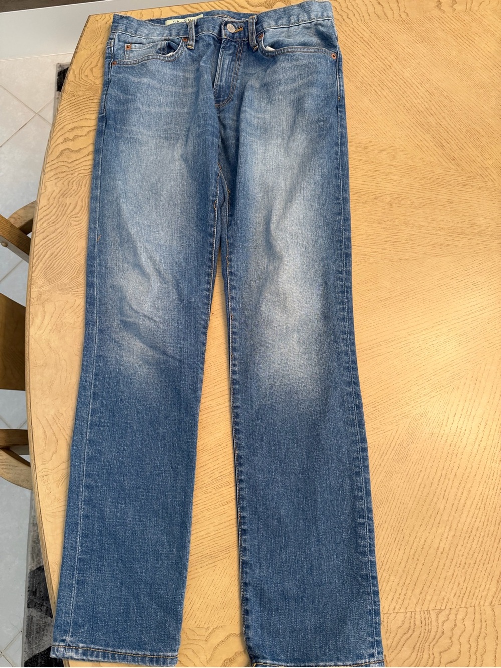 Classiccore Preppy Streetwear Gap 1969 Light Blue Denim Skinny Fit Jeans 31x32 - Picture 2 of 11